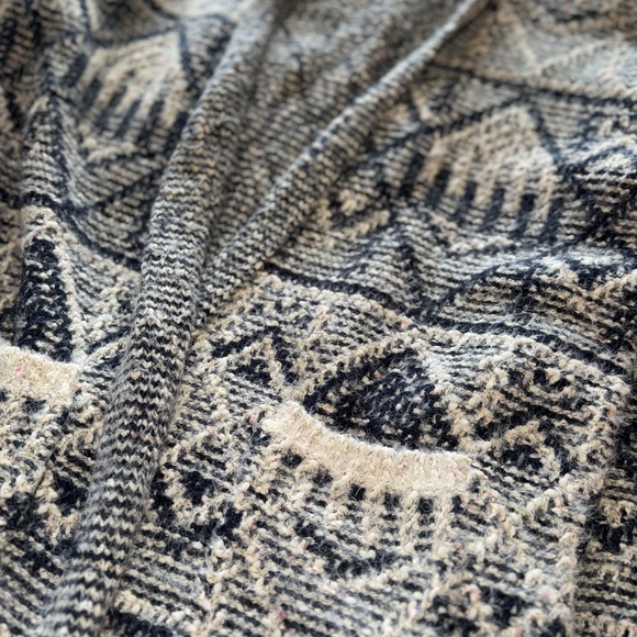 Ethereal Anthropologie Cardigan Sweater Geometric Cozy L - Picture 7 of 8